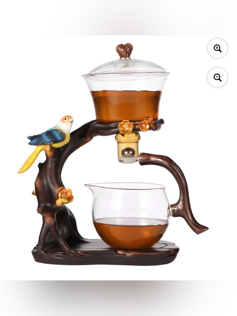 Kung Fu Glass tea set Automatic Glass Teapot set (Bird), a tea brewing magic